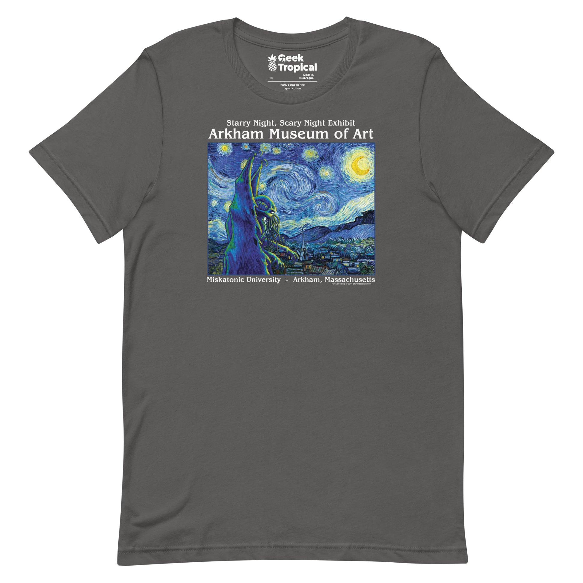 Starry Night Cthulhu T-shirt Geek Nerd Advertise to Meta dnd & rpg print Fantasy Prints