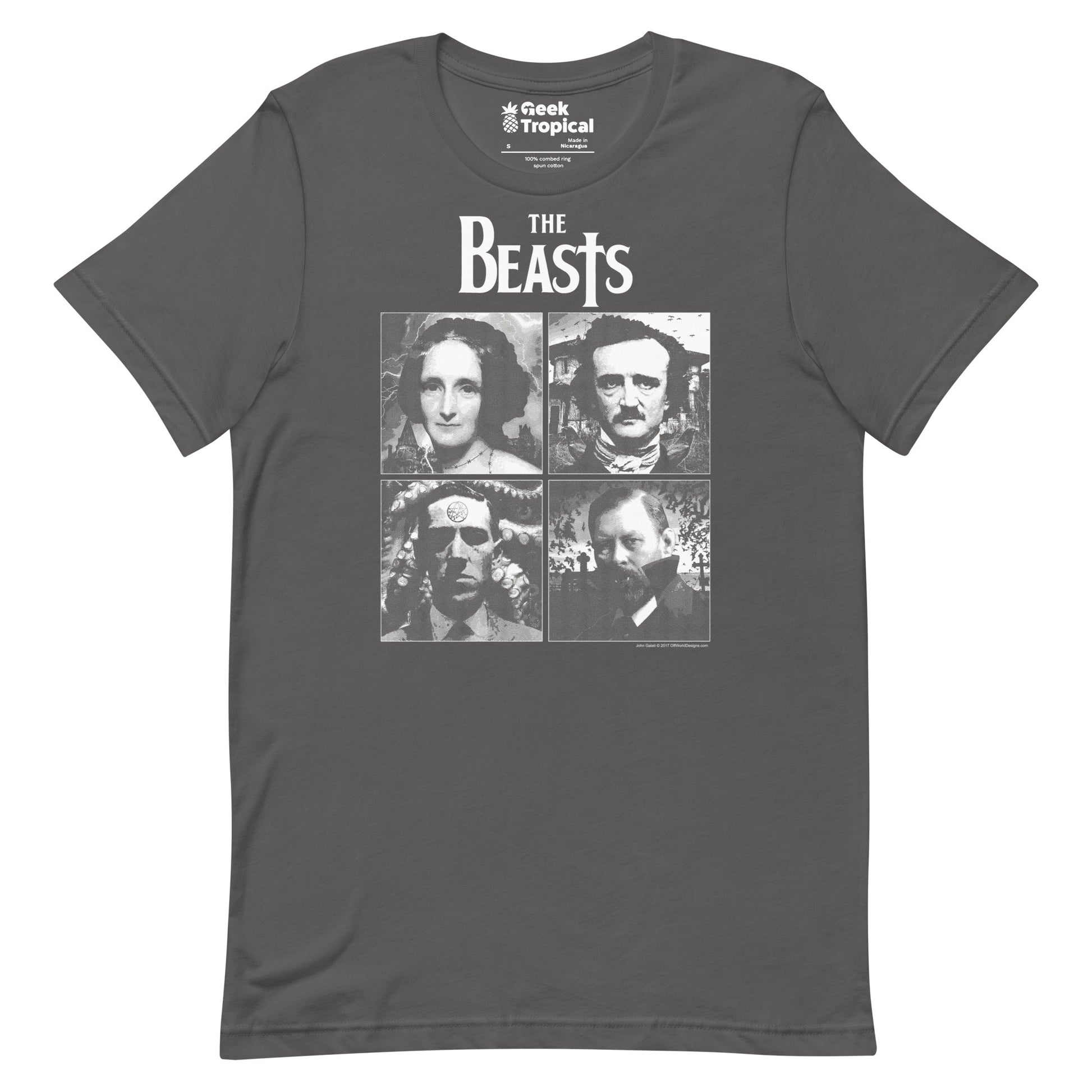 The Beasts t-shirt Geek Nerd Advertise to Meta Animal Patterns FLOW DESC WRITING