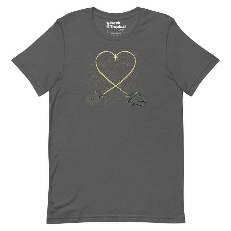 Wars Love T-Shirt Geek Nerd Advertise to Meta Design by Tobe Fonseca FLOW DESC WRITING
