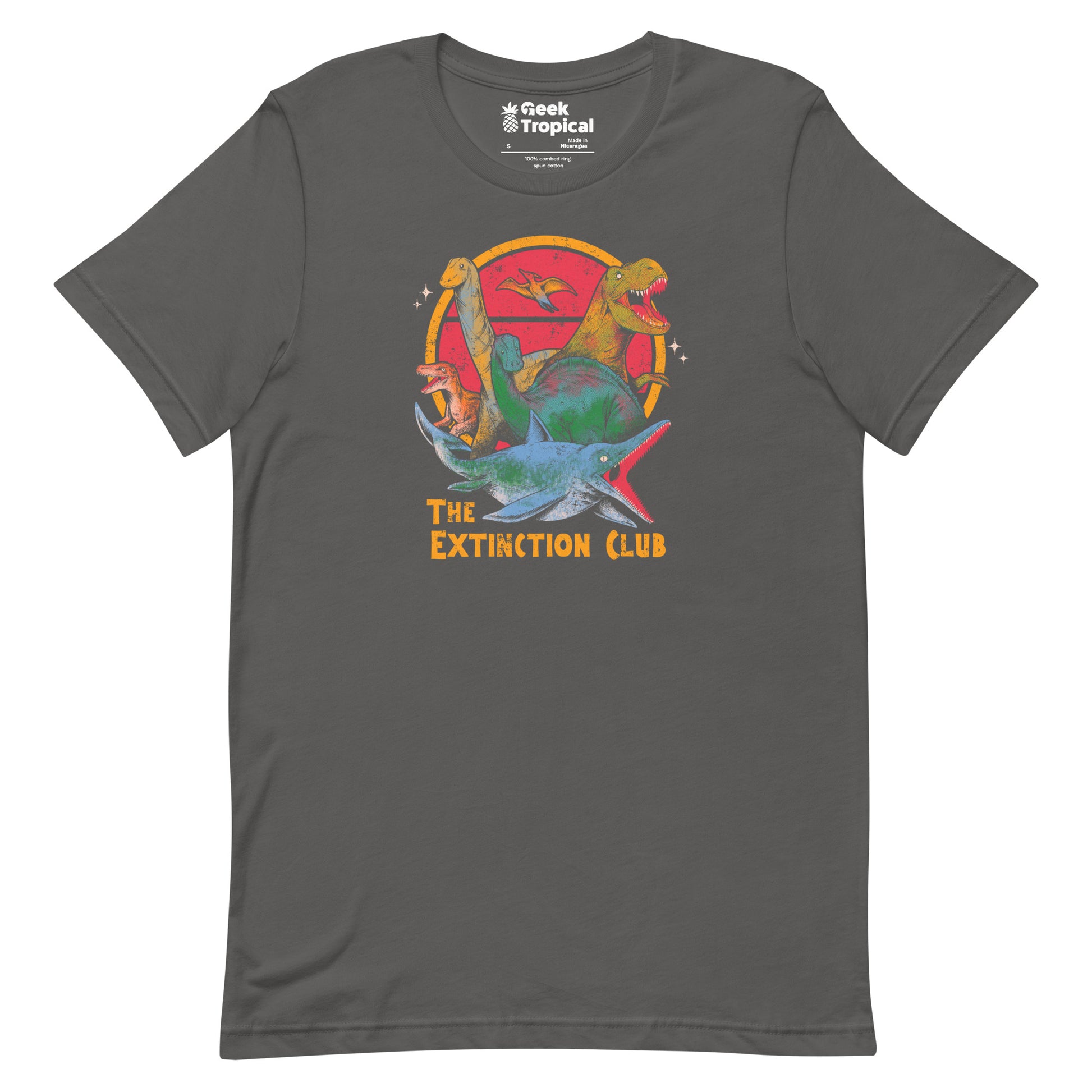 The Extinction Club T-Shirt Geek Nerd Advertise to Meta Design by Tobe Fonseca dinosaur print