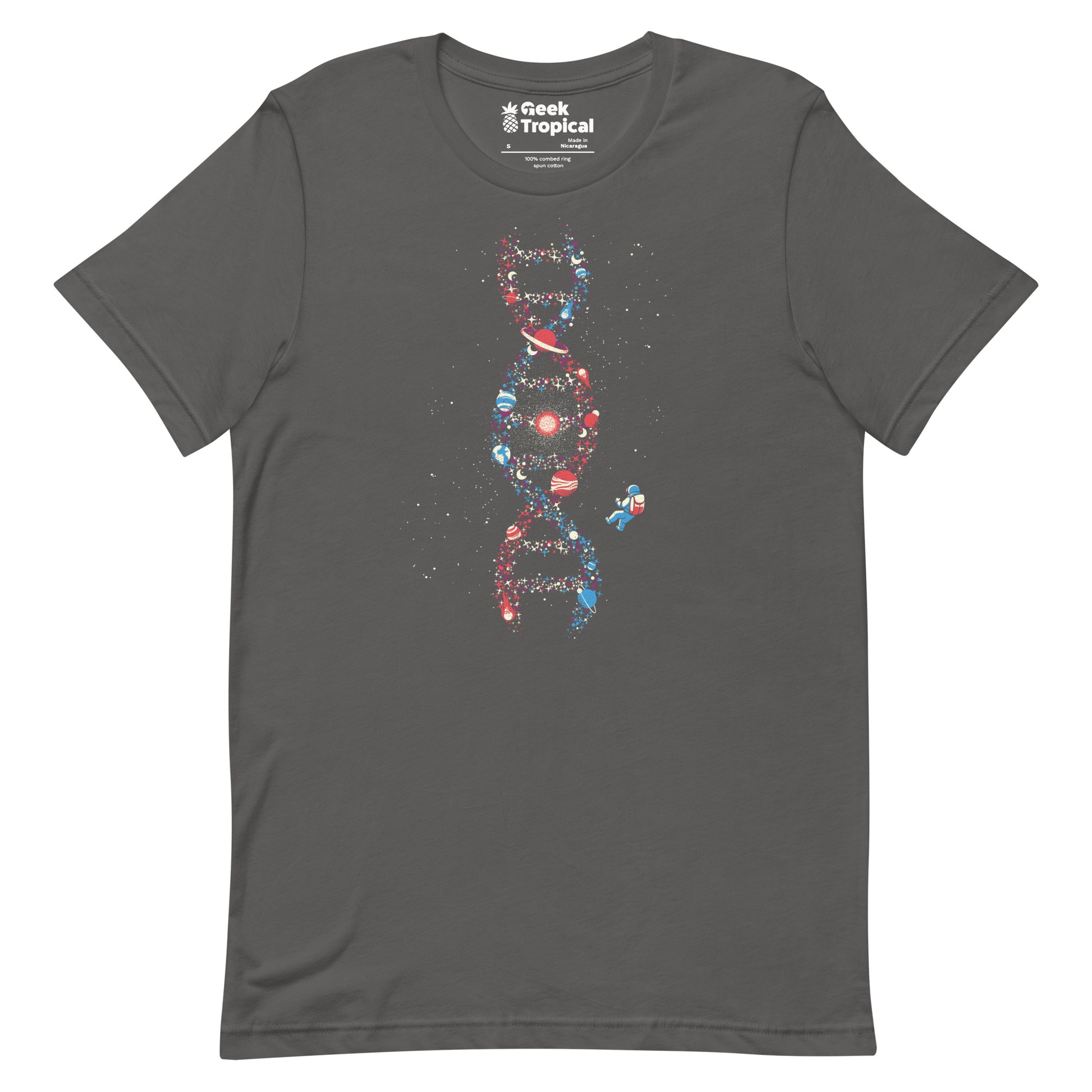 DNA Astronaut Galaxy We Are Stardust T-Shirt Geek Nerd Advertise to Meta Design by Tobe Fonseca FLOW DESC WRITING