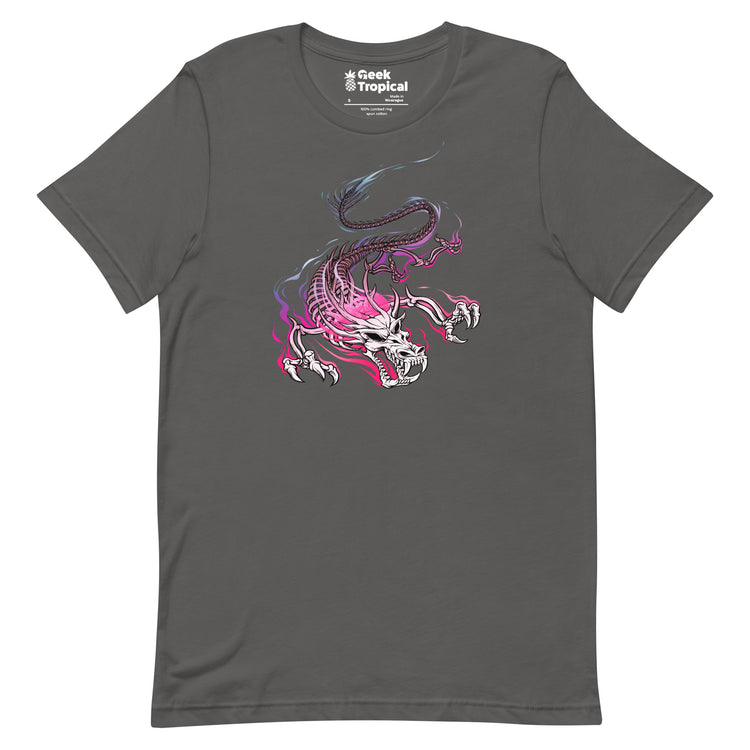 Chinese Skull Dragon T-Shirt Geek Nerd Advertise to Meta Design by Tobe Fonseca Fantasy Prints