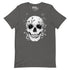 Floral Skull T-Shirt Geek Nerd Advertise to Meta Botany Print Design by Episodic Drawing