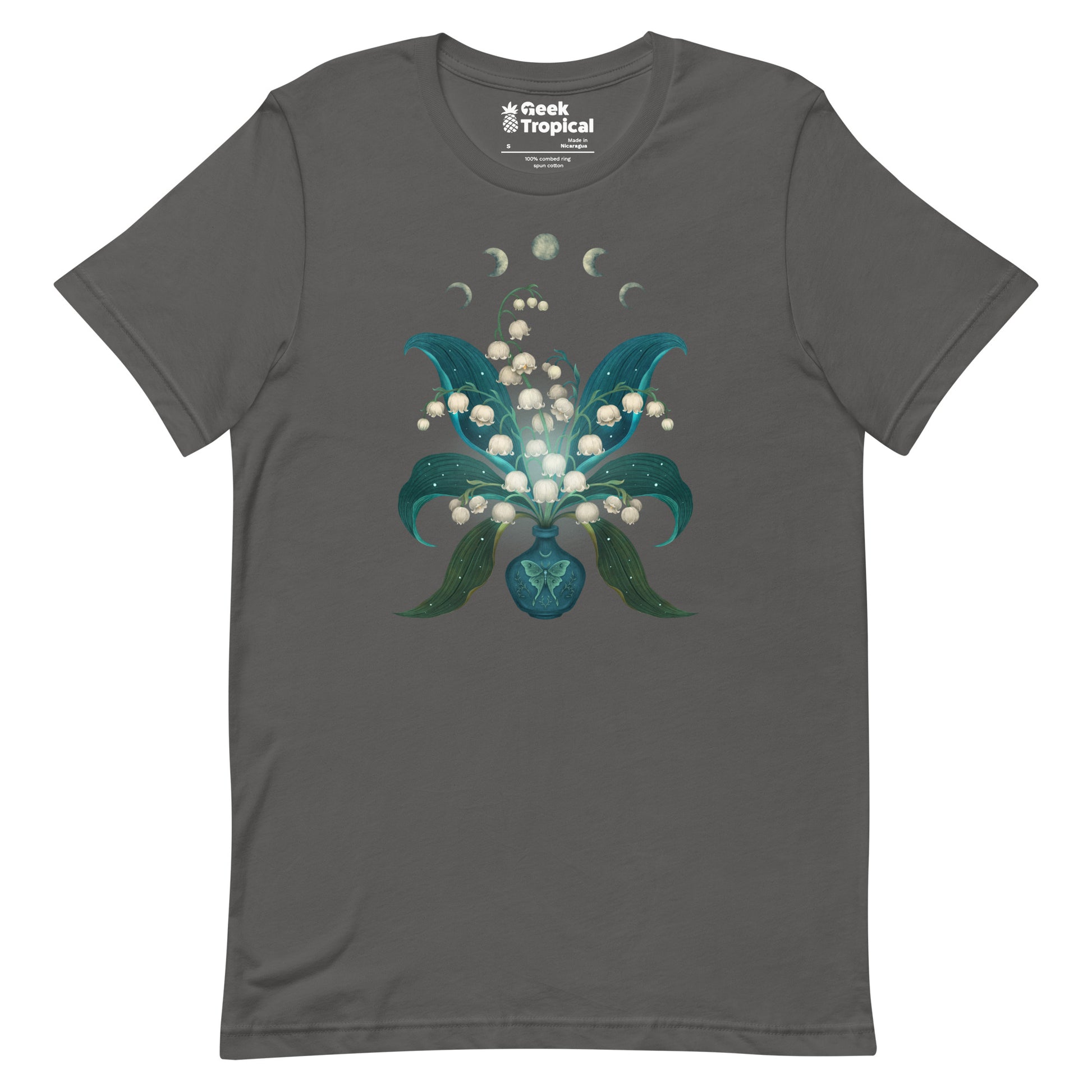 Lily Of The Valley T-Shirt Geek Nerd Advertise to Meta Botany Print Design by Episodic Drawing