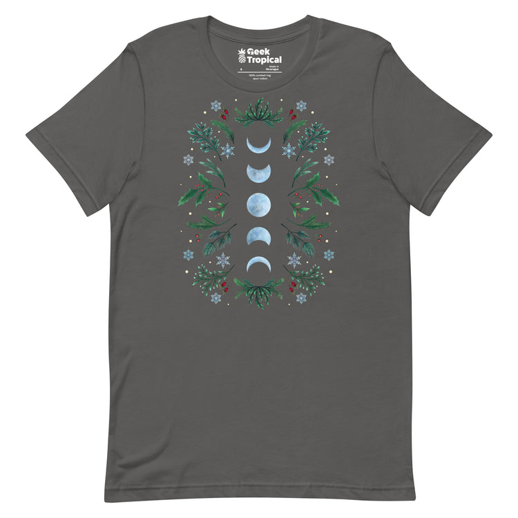 Moonlight Garden Festive T-Shirt Geek Nerd Advertise to Meta Botany Print Design by Episodic Drawing