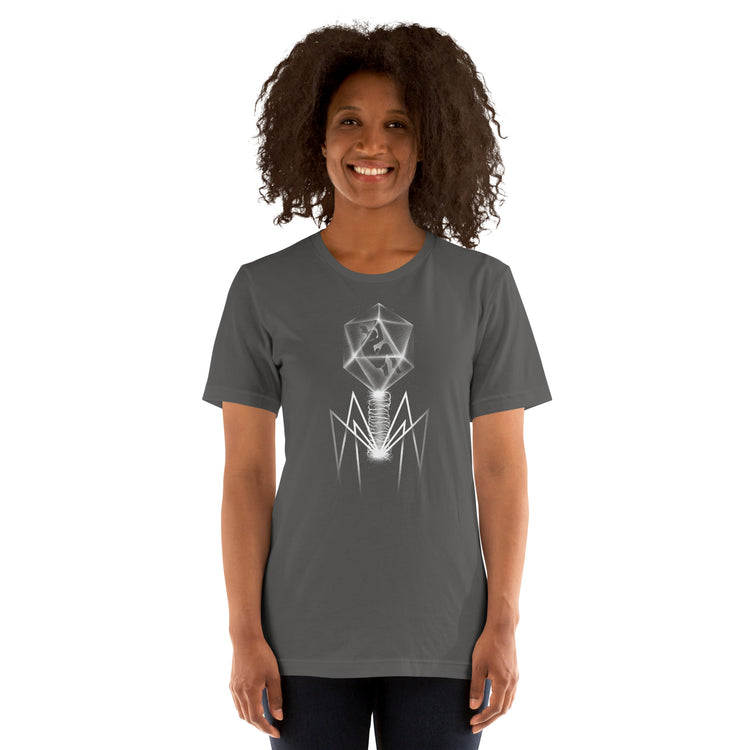 Bacteriophage T-shirt Geek Nerd Advertise to Meta Design by Tobe Fonseca FLOW DESC WRITING