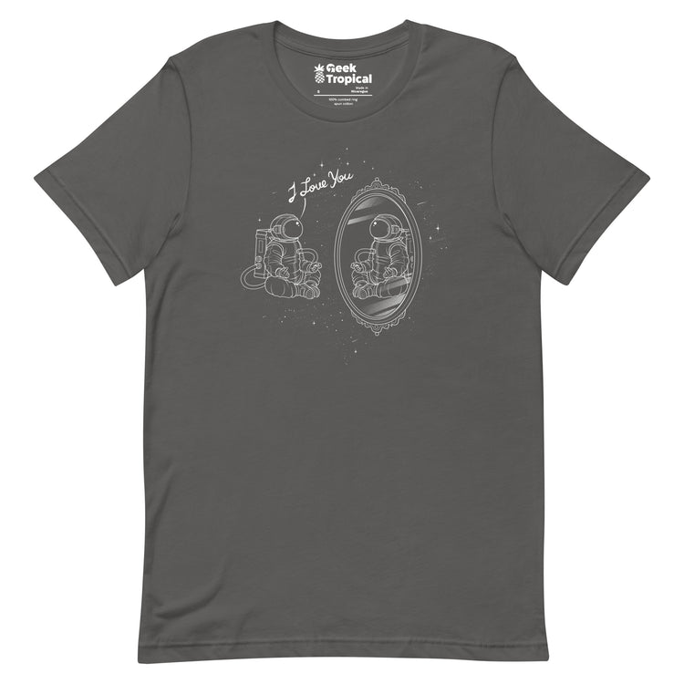 Astronaut I Love You T-Shirt Geek Nerd Advertise to Meta Design by Tobe Fonseca FLOW DESC WRITING