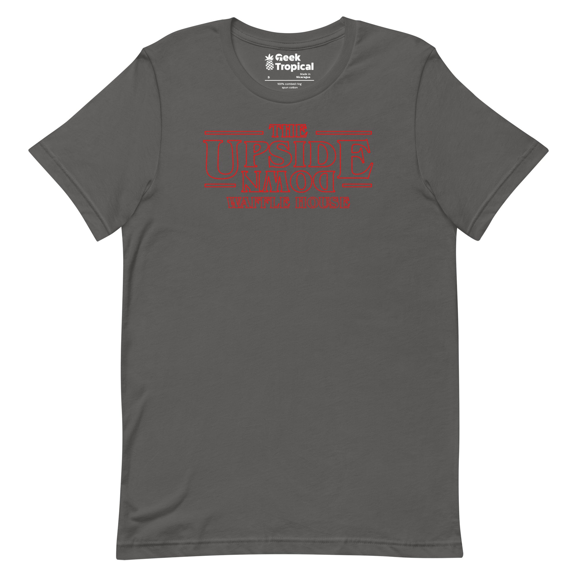Upside Down Waffle House T-Shirt 8