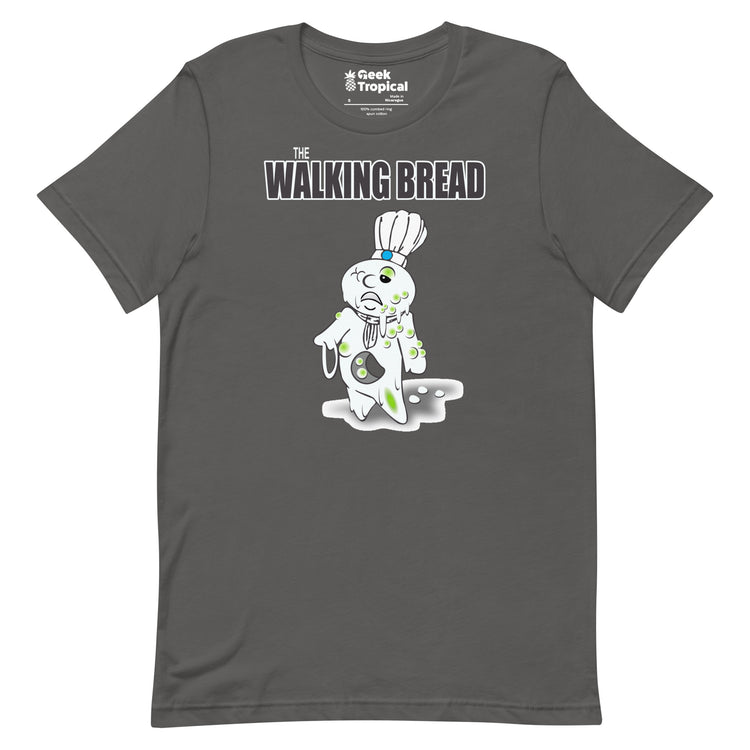 The Walking Bread T-Shirt Geek Nerd Advertise to Meta Fantasy Prints FLOW DESC WRITING
