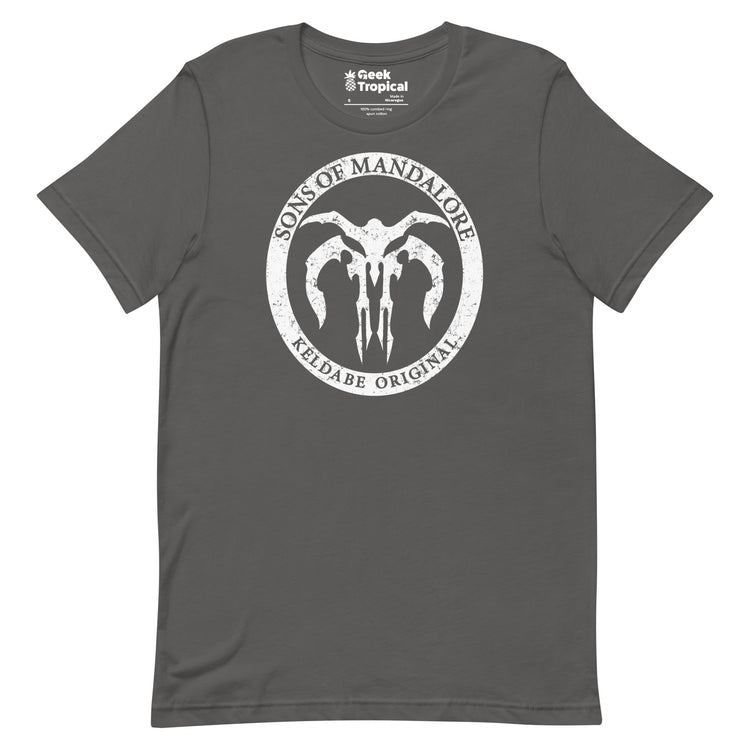 Sons of Mandalore T-Shirt Geek Nerd Advertise to Meta Fantasy Prints FLOW DESC WRITING