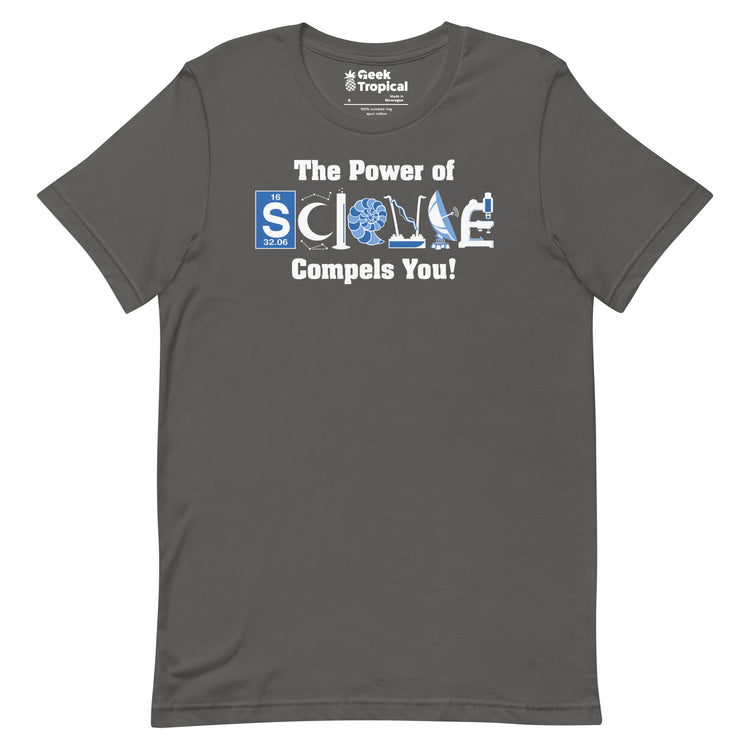 Power of Science T-Shirt Geek Nerd Advertise to Meta FLOW DESC WRITING Off World Designs