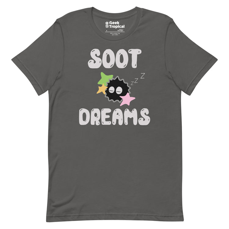 Sootdreams Sootsprite Anime T-Shirt Geek Nerd Advertise to Meta Anime Design by Heather Davenport