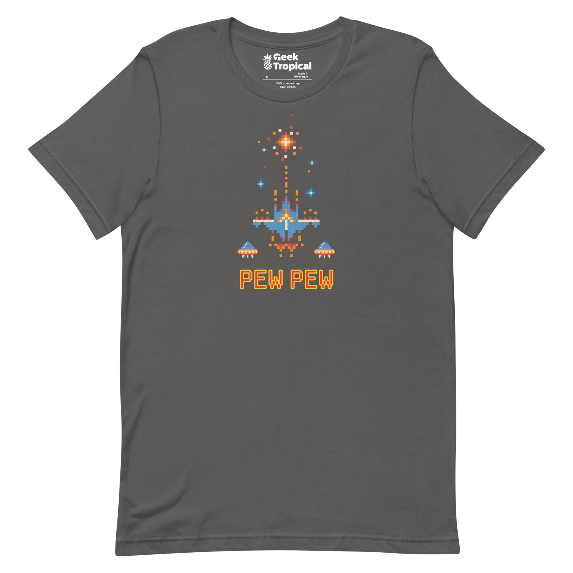 Pew Pew Retro Arcade T-Shirt 14