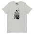 Astronaut Escaping Skeletons T-Shirt Geek Nerd Design by Tobe Fonseca Fantasy Prints FLOW DESC WRITING
