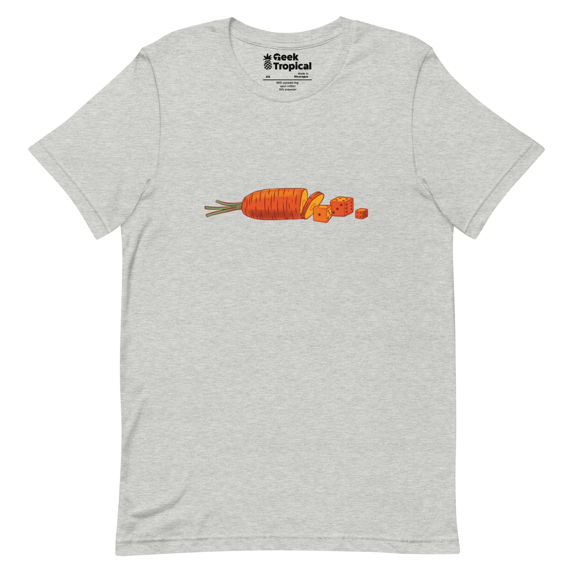Diced Carrots T-Shirt Geek Nerd board game print Botany Print Design by Tobe Fonseca