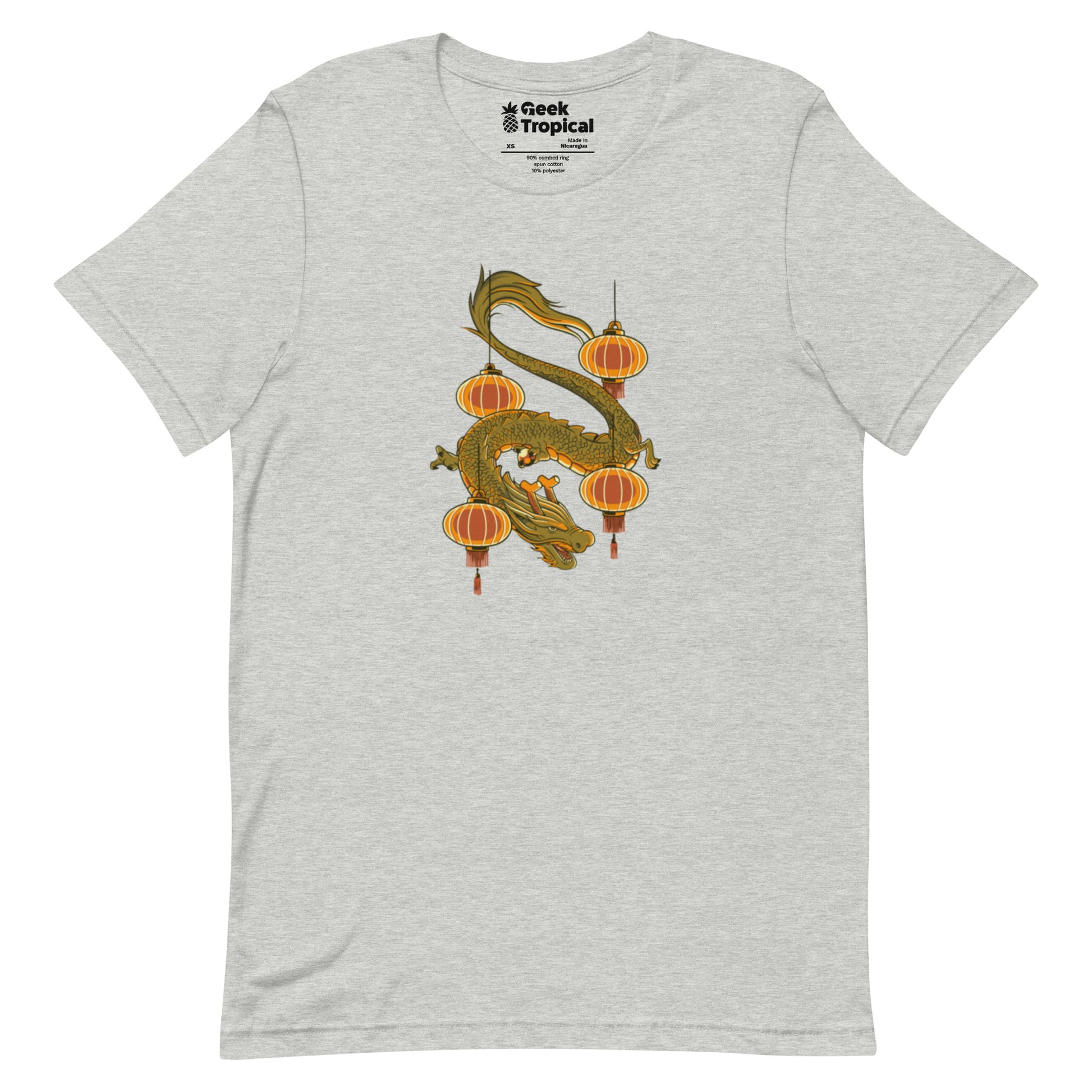 Dragon New Year T-Shirt Geek Nerd Design by Tobe Fonseca Fantasy Prints FLOW DESC WRITING