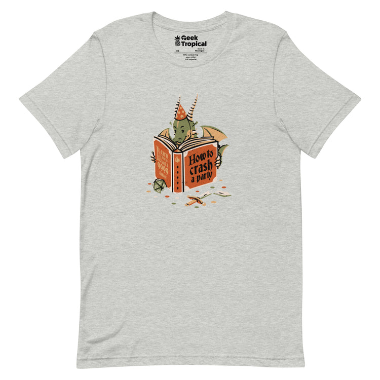 Dragon Party Crashing T-Shirt Geek Nerd Design by Tobe Fonseca dnd & rpg print Fantasy Prints