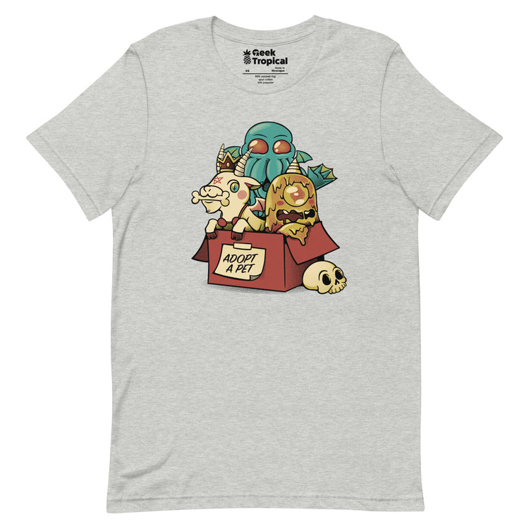 Adopt a Monster Cthulhu T-Shirt Geek Nerd