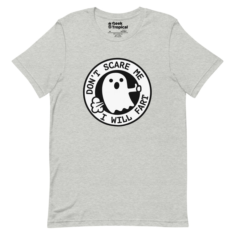 I'm Scared Ghost Fart T-Shirt Geek Nerd