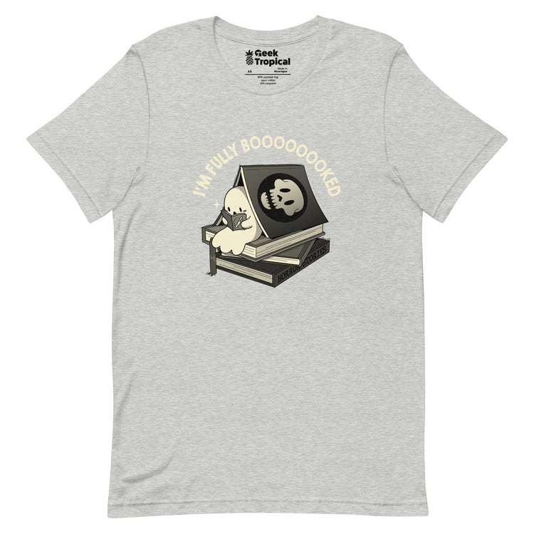 Fully Boo - ked Ghost T-Shirt Geek Nerd