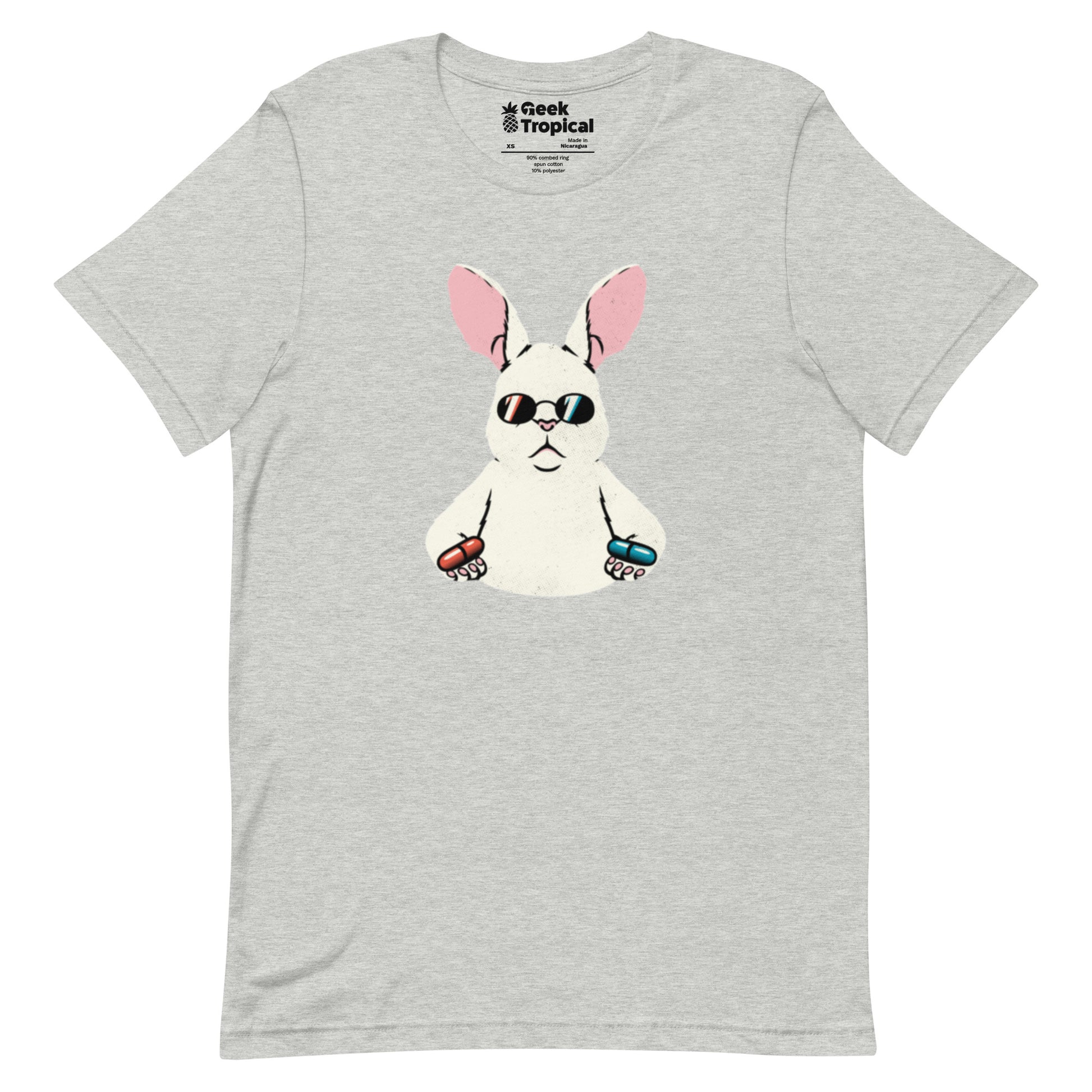 Matrix Rabbit T-Shirt Geek Nerd