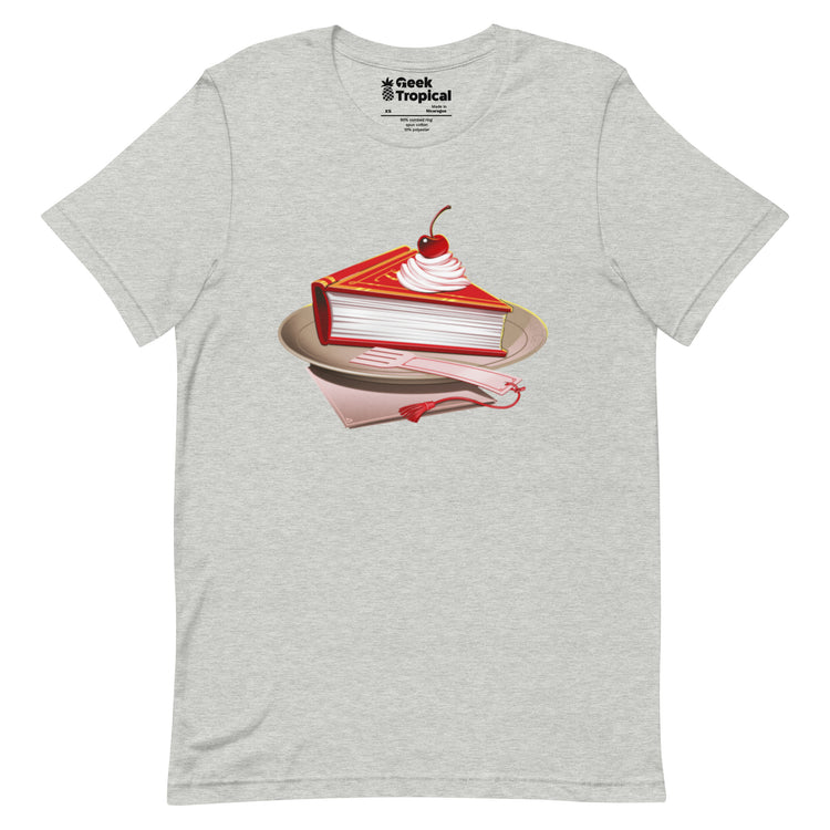Pie Book T-Shirt Geek Nerd