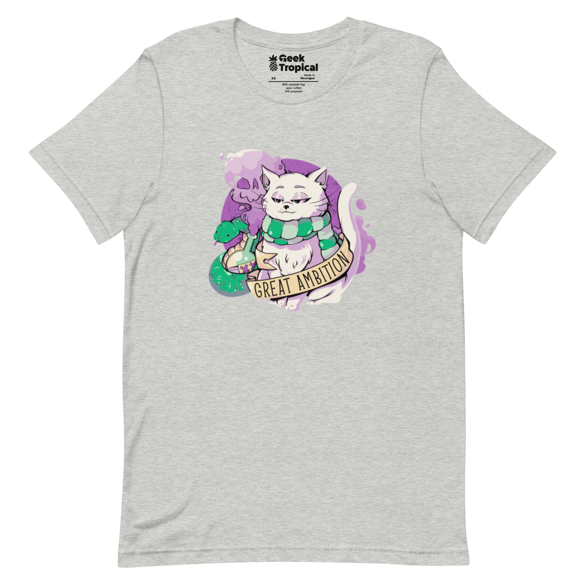 Great Ambition Snake T-Shirt Geek Nerd