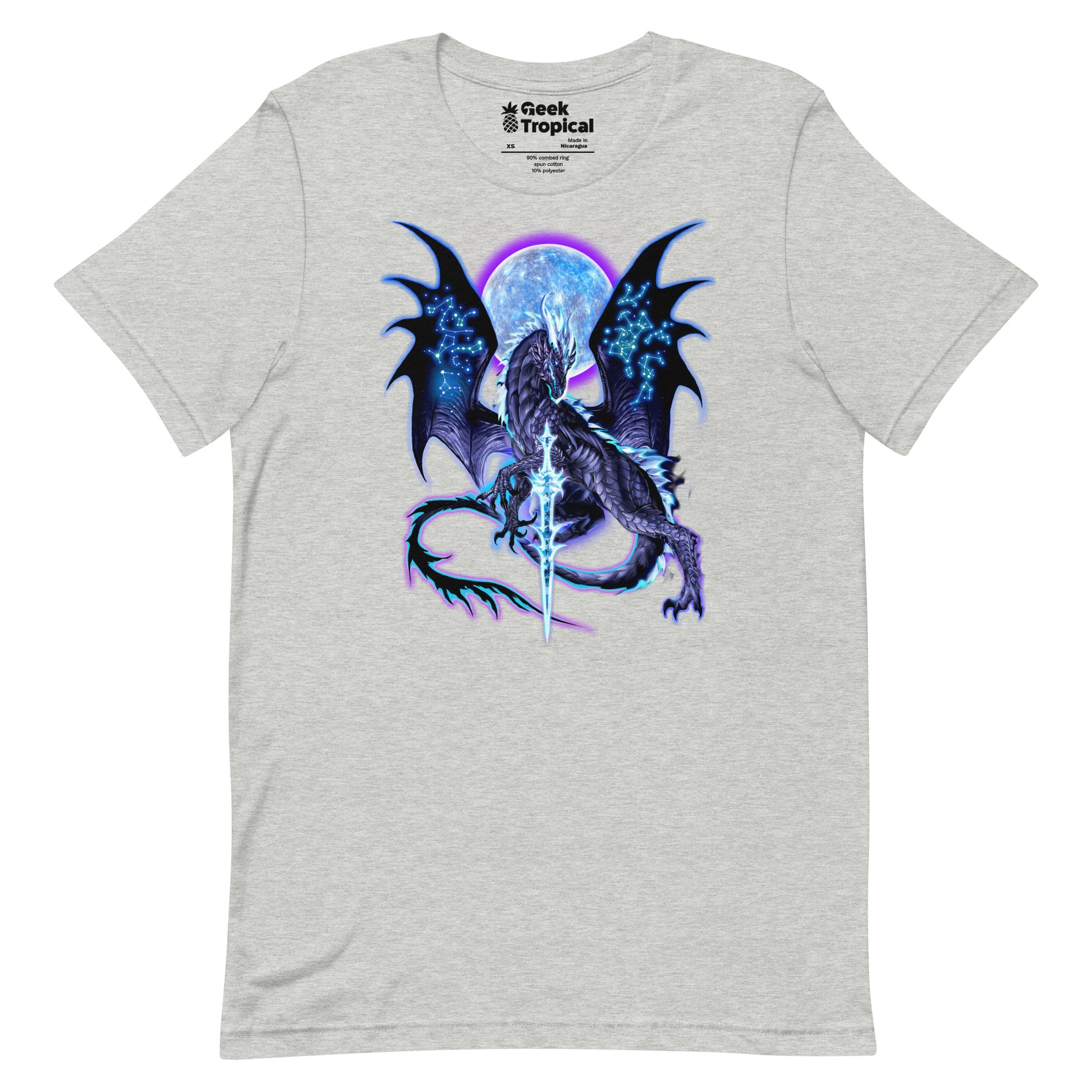 Dragonblade NIGHTBLADE T-Shirt Geek Nerd Advertise to Meta Design by Ruth Thompson dnd & rpg print