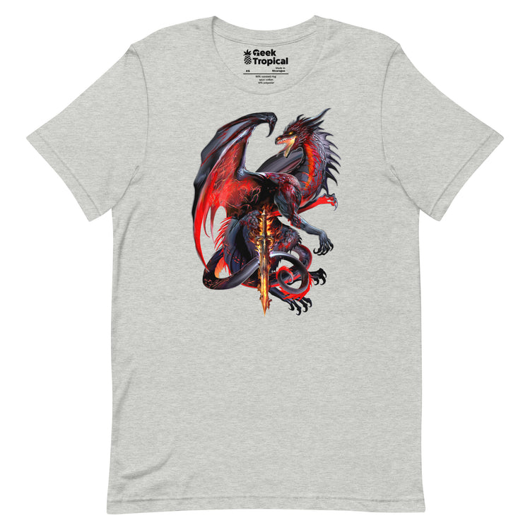 Dragonblade WIDOWBLADE T-Shirt Geek Nerd Advertise to Meta Design by Ruth Thompson dnd & rpg print