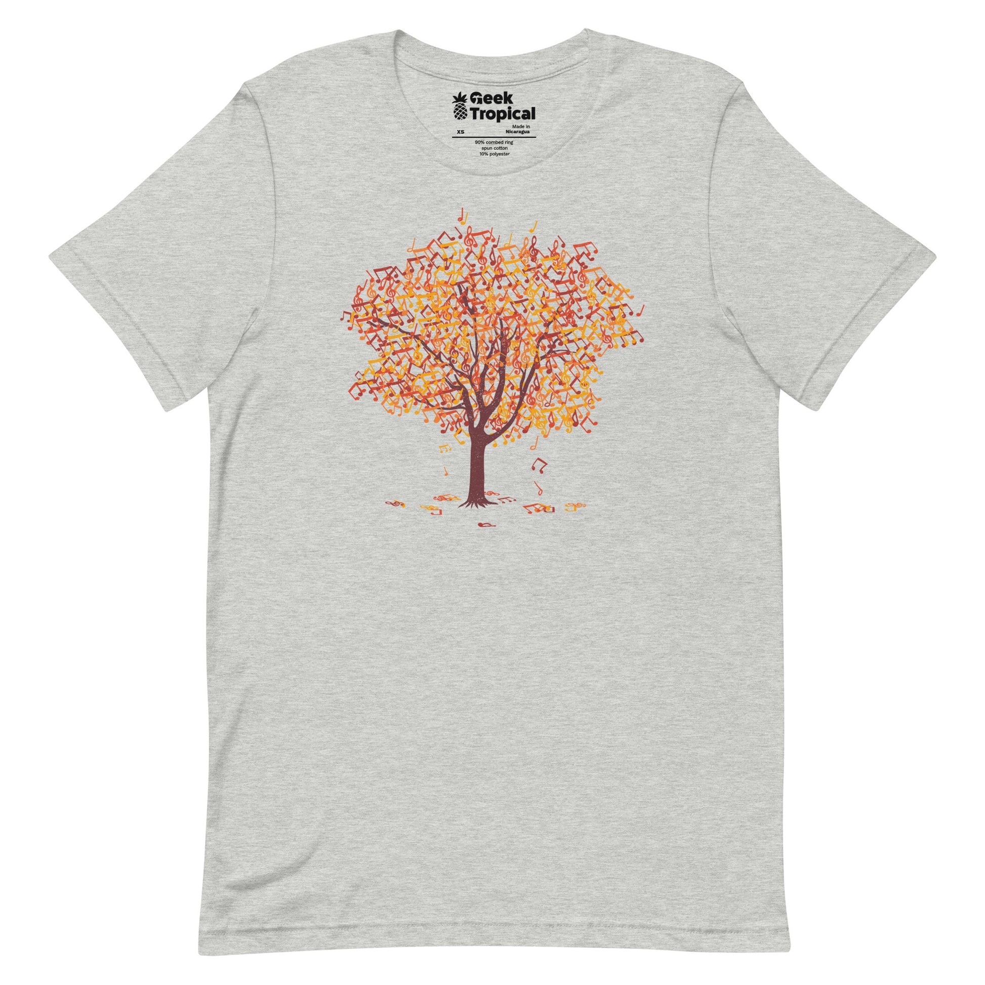 Musical Notes Tree T-Shirt 16