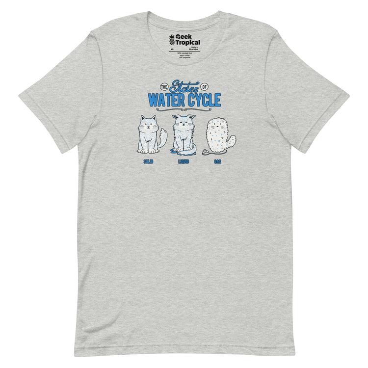The States of the Water Cycle T-Shirt Geek Nerd Advertise to Meta Animal Patterns Design by Tobe Fonseca