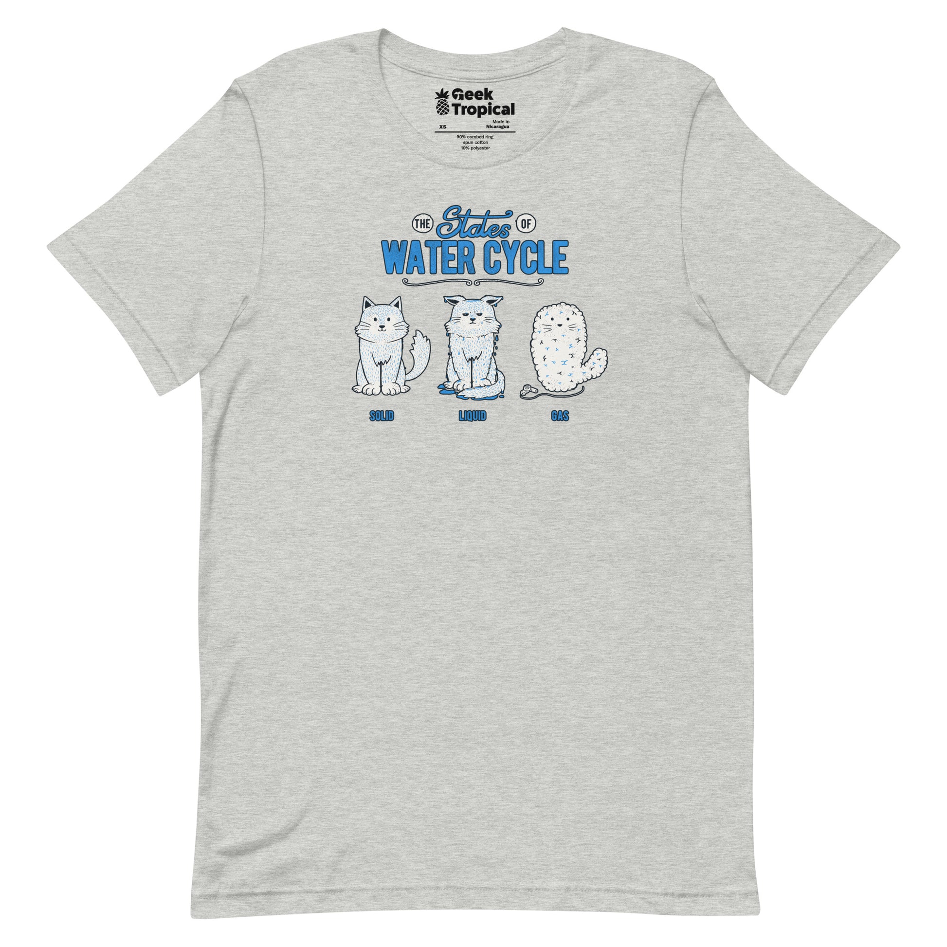 The States of the Water Cycle T-Shirt Geek Nerd Advertise to Meta Animal Patterns Design by Tobe Fonseca