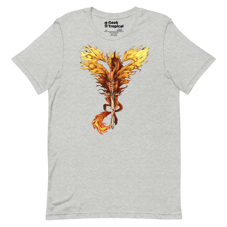 Dragonblade FLAMEBLADE T-Shirt Geek Nerd Advertise to Meta Design by Ruth Thompson Fantasy Prints