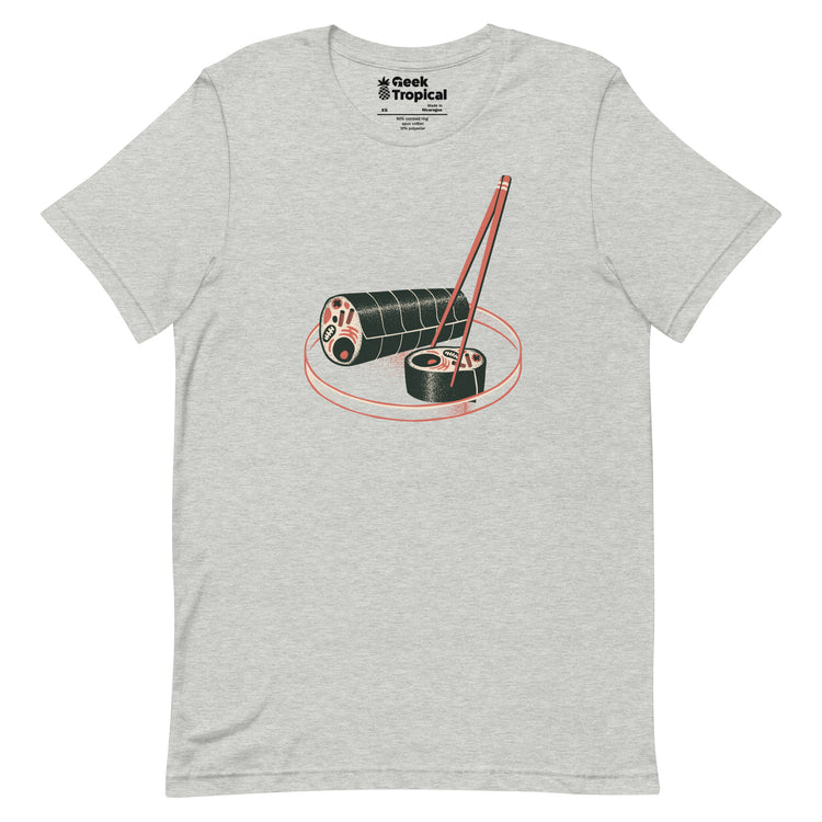 Sushi Cell Science Japanese T-Shirt Geek Nerd Advertise to Meta Design by Tobe Fonseca FLOW DESC WRITING