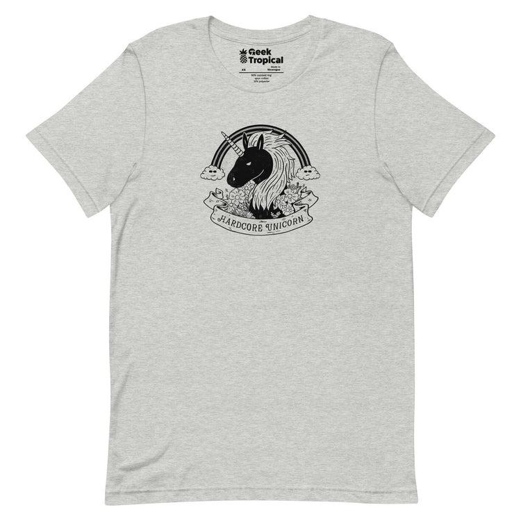 Hardcore Unicorn T-Shirt Geek Nerd Advertise to Meta Animal Patterns Design by Tobe Fonseca