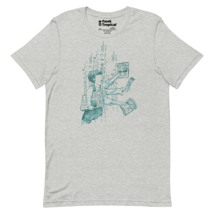 Extra Extra Extra T-Shirt Geek Nerd Advertise to Meta Design by Tobe Fonseca FLOW DESC WRITING