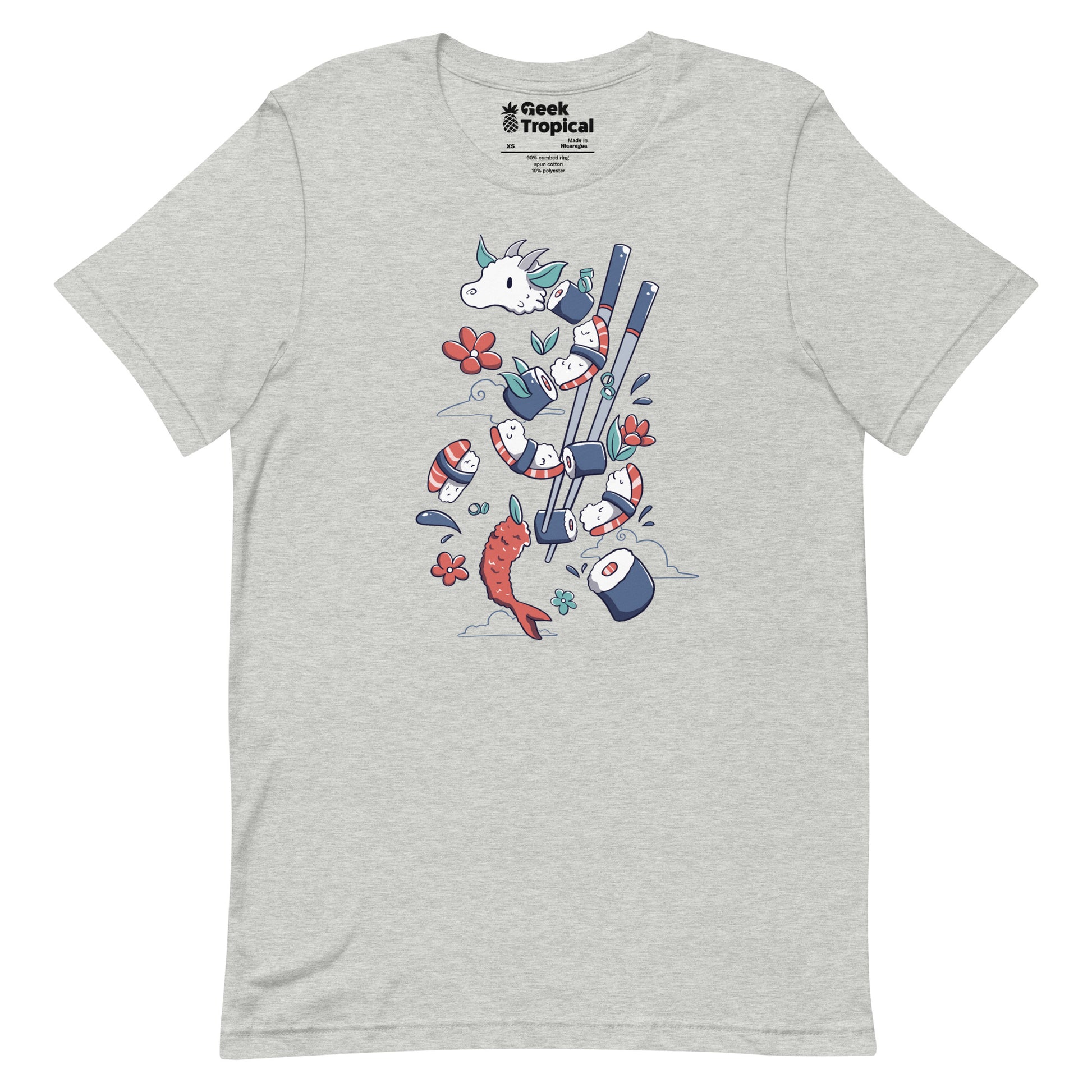Dragonmaki Funny Sushi T-Shirt 16