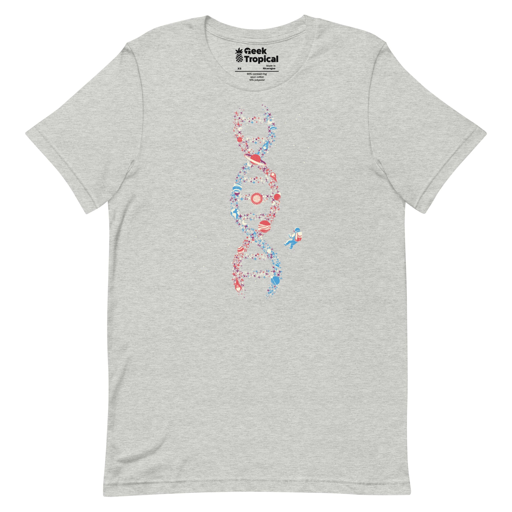 DNA Astronaut Galaxy We Are Stardust T-Shirt Geek Nerd Advertise to Meta Design by Tobe Fonseca FLOW DESC WRITING