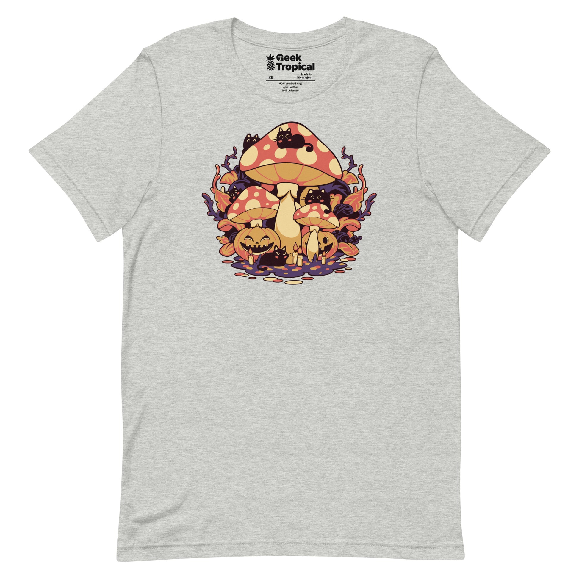 Cogumiaus Halloween Cats T-Shirt Geek Nerd Advertise to Meta Animal Patterns Design by Tobe Fonseca