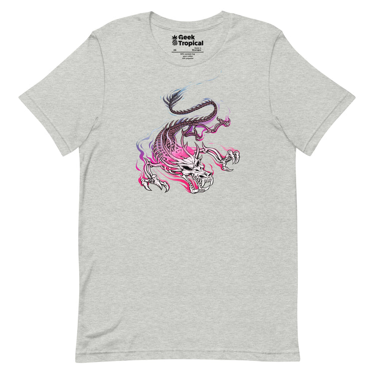 Chinese Skull Dragon T-Shirt Geek Nerd Advertise to Meta Design by Tobe Fonseca Fantasy Prints