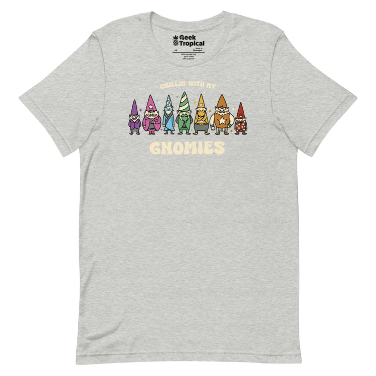 Chillin With My Gnomies T-Shirt Geek Nerd Advertise to Meta Christmas Print Design by Tobe Fonseca