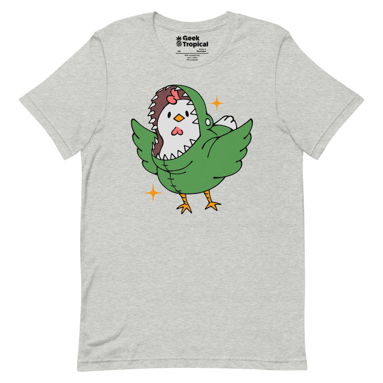 Chickenossauro Rex T-Shirt Geek Nerd Advertise to Meta Animal Patterns Design by Tobe Fonseca