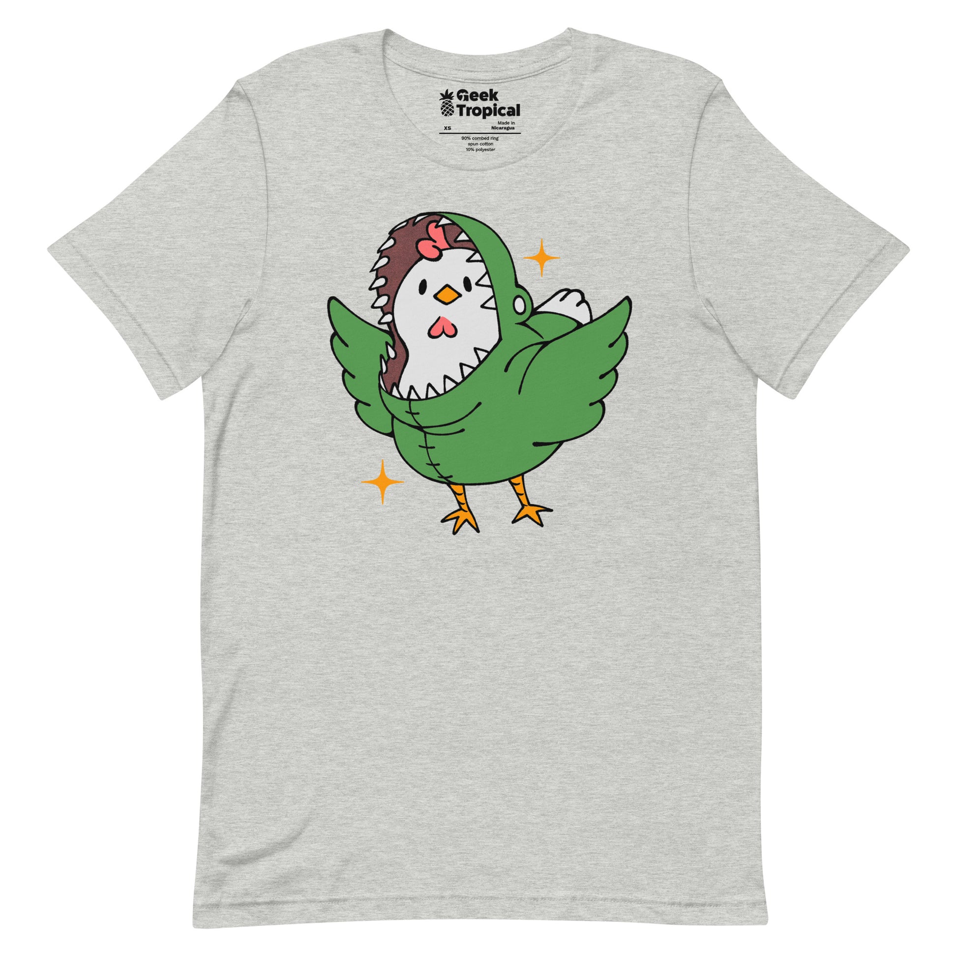 Chickenossauro Rex T-Shirt Geek Nerd Advertise to Meta Animal Patterns Design by Tobe Fonseca