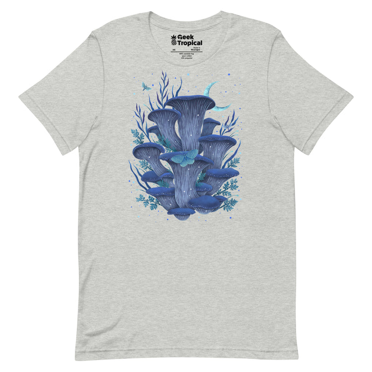 Blue Oyster T-Shirt Geek Nerd Advertise to Meta Design by Episodic Drawing FLOW DESC WRITING
