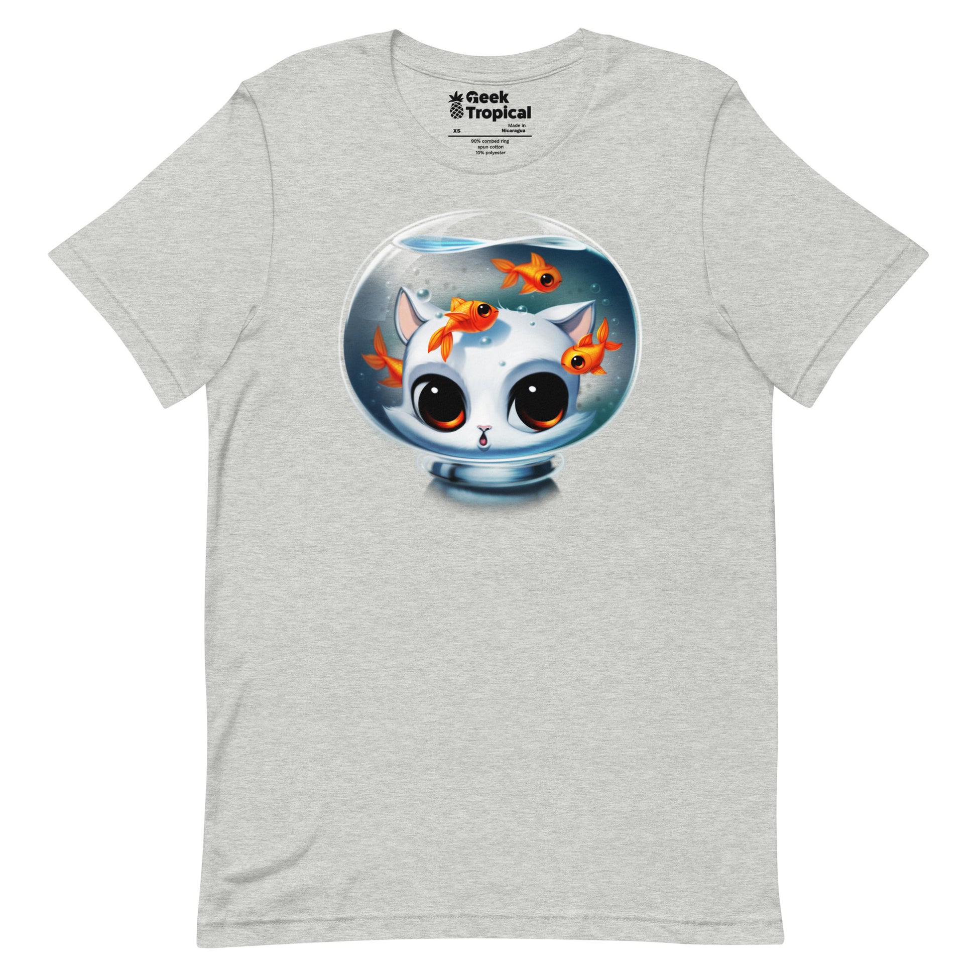 Castronaut Cat T-Shirt Geek Nerd Advertise to Meta Animal Patterns Design by Tobe Fonseca