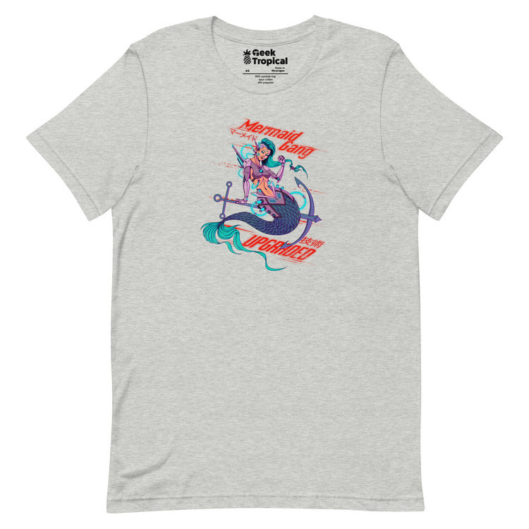 Cyberpunk Mermaid T-Shirt Geek Nerd Advertise to Meta computer print Design by Tobe Fonseca