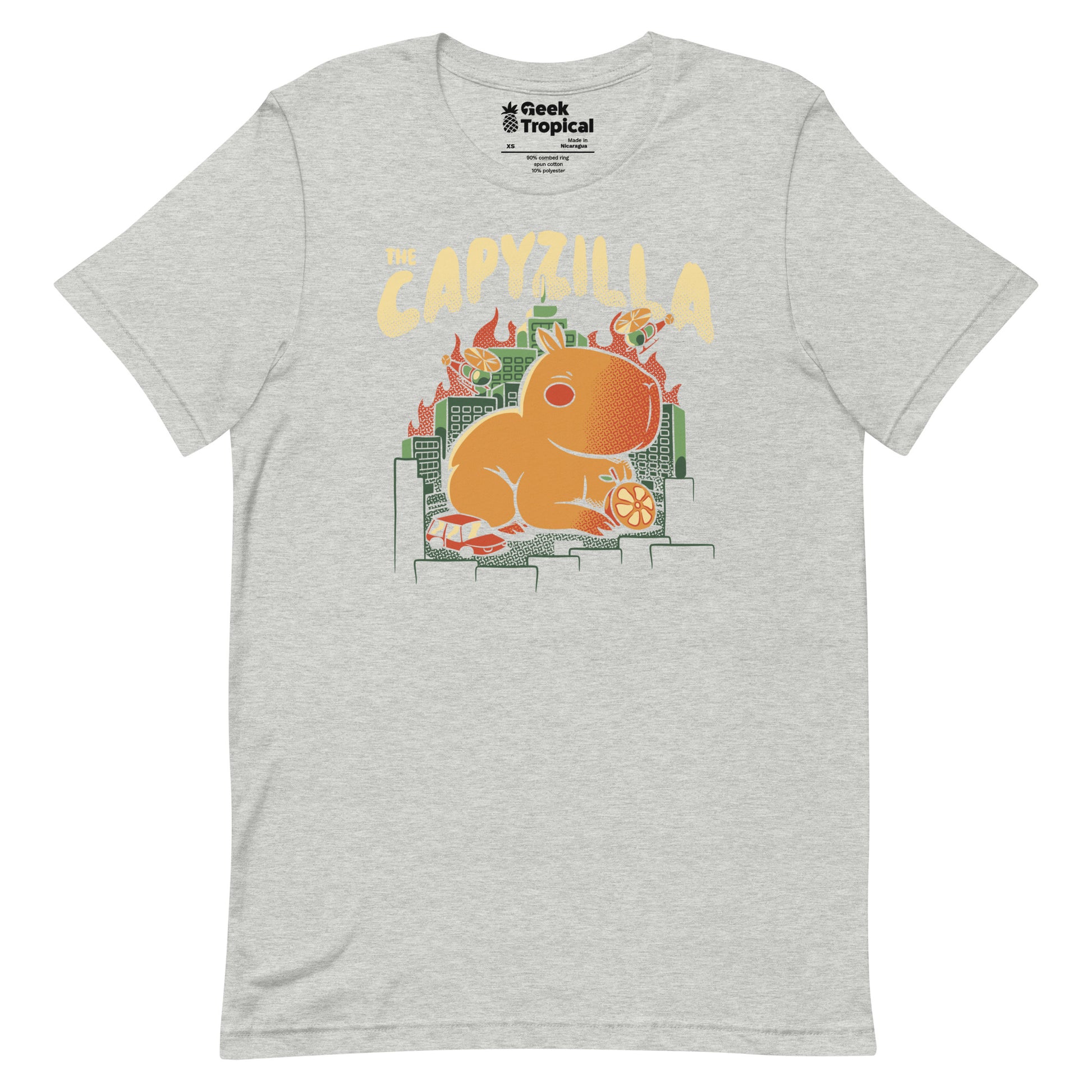 Capyzilla Kawaii Monster T-Shirt Geek Nerd Advertise to Meta Animal Patterns Anime