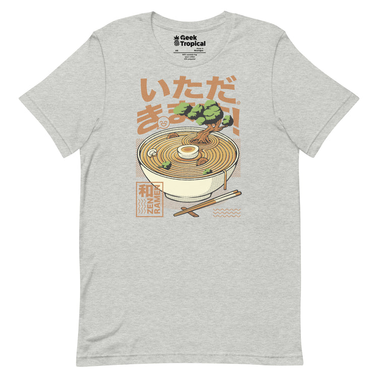 Bonsai Ramen Zen T-Shirt Geek Nerd Advertise to Meta Botany Print Design by Tobe Fonseca