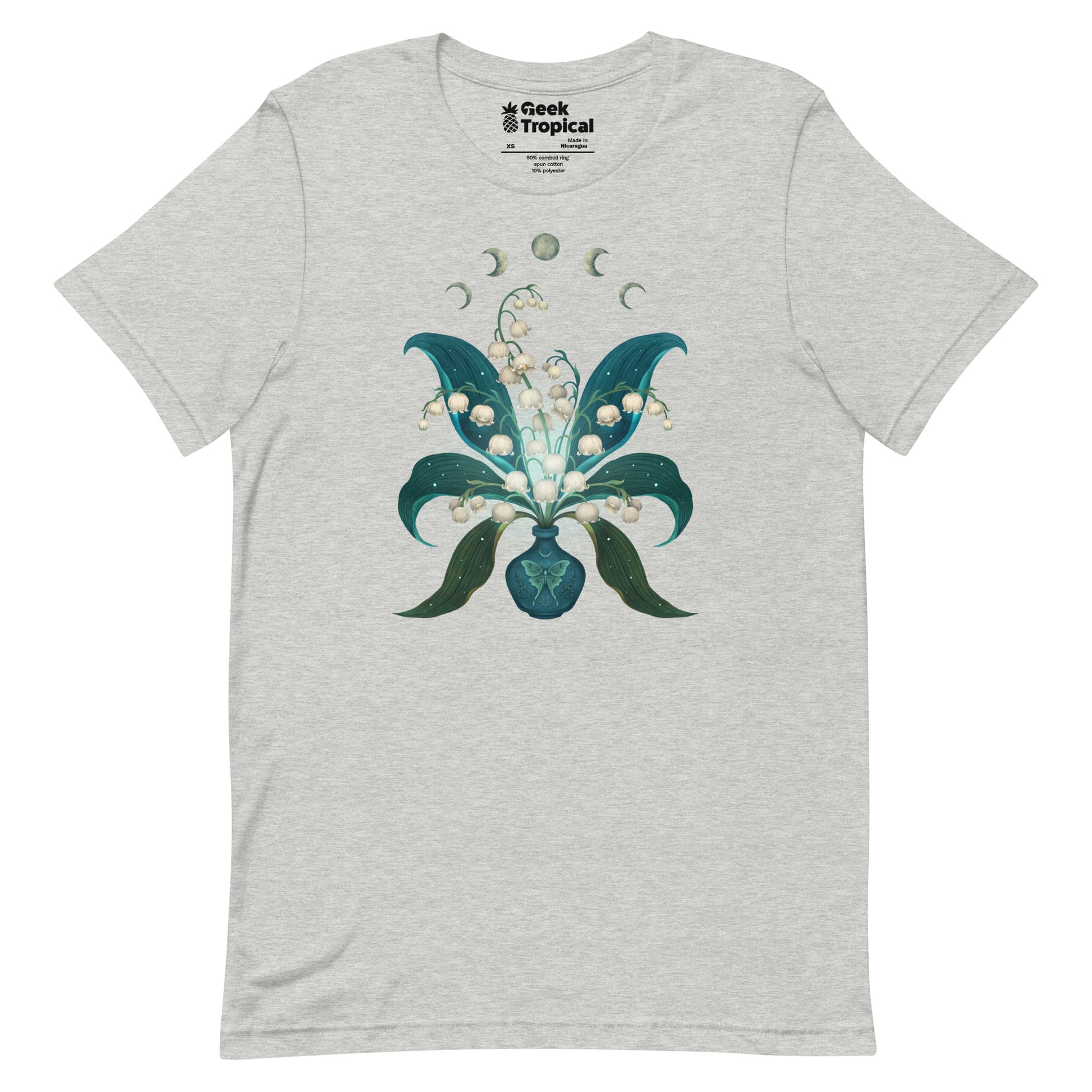 Lily Of The Valley T-Shirt Geek Nerd Advertise to Meta Botany Print Design by Episodic Drawing