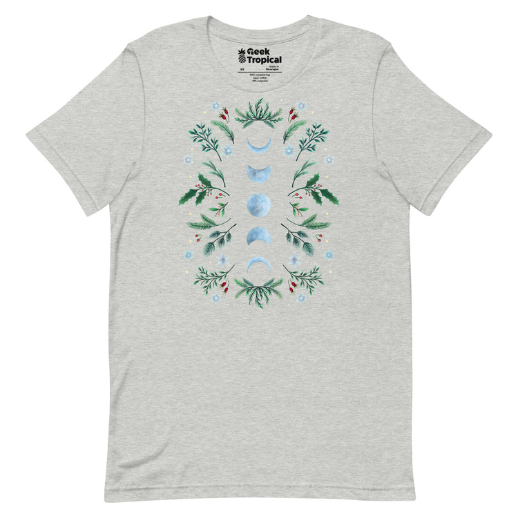 Moonlight Garden Festive T-Shirt Geek Nerd Advertise to Meta Botany Print Design by Episodic Drawing